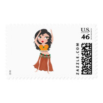 Bellydancer Postage Stamps