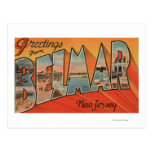 Belmar, New Jersey - Large Letter Scenes Postcards