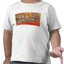 Belmar, New Jersey - Large Letter Scenes T-shirt