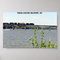 BELMONT COAL TRAIN POSTER