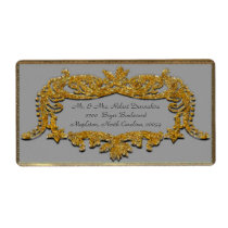 Belmont Morton Victorian  Customizable Personalized Shipping Labels
