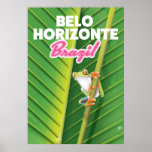 Belo Horizonte, Brazil travel poster