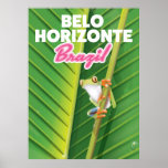 Belo Horizonte, Brazil travel poster