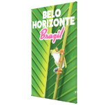 Belo Horizonte, Brazil travel poster Canvas Print