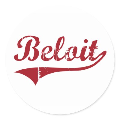 Beloit Ohio Classic Design Round Sticker by cityshirt