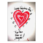 Beloved:  Together Love is Simple Greeting Card