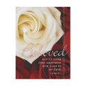 beloved wedding postcard