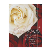 beloved wedding postcard by irvixen beloved wedding postcard