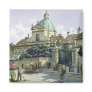 Below the Belvedere Palace in Vienna Magnet
