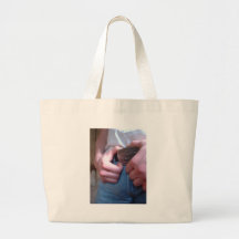 Belt buckle tote bag