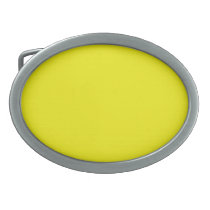Belt Buckle with Bright Yellow Background