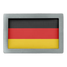 Belt Buckle with Flag of Germany