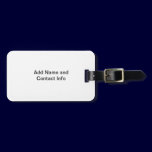 Belt Loop ID/ luggage tags