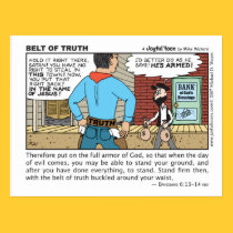 Belt of Truth postcard postcards