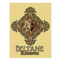 Beltane Sun Sprite Postcard