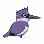Belted Kingfisher Embroidery