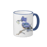 Belted Kingfisher - with fish - Bird Collection Mugs