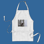 Belted Kingfisher Woodpecker Photo Art Design aprons