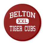 Belton - Tiger Cubs - Junior - Belton Texas Fridge Magnets
