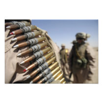 Belts of 50-caliber ammunition