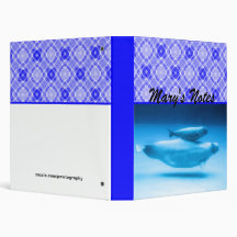 Beluga Mother and Baby Vinyl Binders