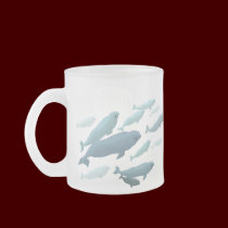 Beluga Whale Art Mug Marinelife Coffee Cup mugs