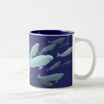 Beluga Whale Art Mug Marinelife Coffee Cup mugs