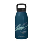 Beluga Whale Art Water Bottle Marine Life Gifts
