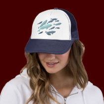Beluga Whale Baseball Cap & Blue Beluga Hats Caps hats