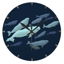 Beluga Whale Clock Beluga Whale Decor & Gifts