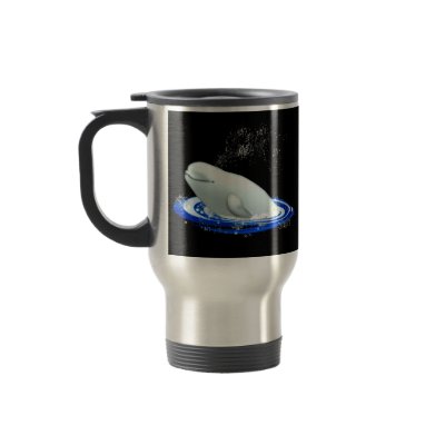 Beluga Whale Go Mug by Paintedlynx
