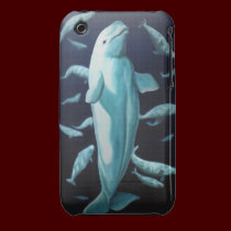 Beluga Whale iPhone 3 Case Whale Art Case casemate cases
