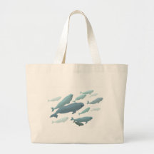 Beluga Whale Tote Bags & Blue Beluga Gifts