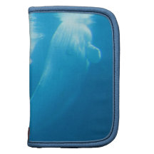 Beluga Whales Zip Wallet Folio Planner