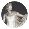 Belvedere Apollo Statue in Rome sticker