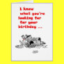 Belvedere In The Trash Cans Card
