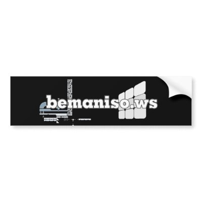 #bemaniso stickit bumper stickers by sherl0k