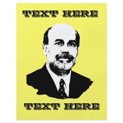 Ben Bernanke Flyers by Politicaltshirts
