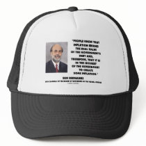 Ben Bernanke Inflation Erodes Real Value Govt Debt Hat