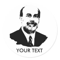 Ben Bernanke Round Sticker