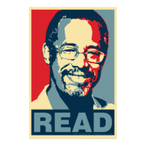 Ben Carson "Read" Obama Parody Poster