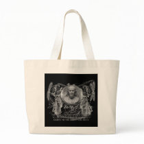 Ben Franklin, a Hero, on Liberty & Security Canvas Bags