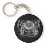 Ben Franklin, a Hero, on Liberty & Security Key Chains