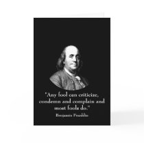 Ben Franklin and Quote cards