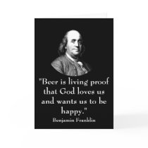Ben Franklin and Quote cards