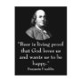 Ben Franklin and Quote Postcards