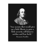 Ben Franklin and Quote Post Cards