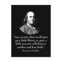 Ben Franklin and Quote Post Cards
