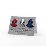 Ben Franklin and Quote -- Red, White, and Blue cards