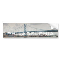 Ben Franklin Bridge Bumper Stickers